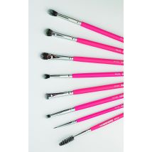 Peaches & Cream Essential 8 Piece Eye Brush Set, Pink