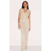 Petite Pantalon en maille tricot non colorée, Non coloré