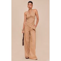 Pantalon large sable, Sable