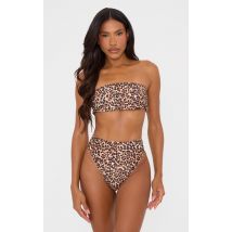 Haut de maillot de bain Mix & Match bandeau léopard, Léopard