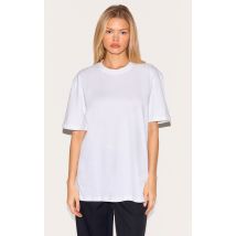T-shirt oversize en coton blanc, Blanc