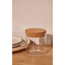 Mini Glass Jar with Cork Lid, Clear