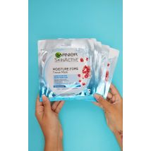 Garnier Moisture Bomb Hydrating Pomegranate Face Sheet Mask 5 Pack Box