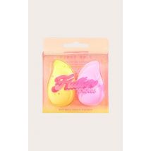 Pink Honey Lot de 2 éponges à maquillage Flutter Babies, Multicolore