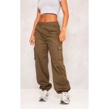 Pantalon cargo kaki à poches, Kaki