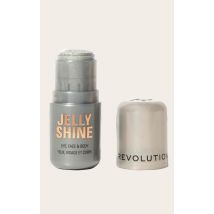 Revolution Jelly Shine Eye, Face & Body Highlight Stick Silver Moonlight, Silver Moonlight