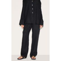 Petite Pantalon large tissé noir, Noir