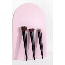 Brushworks Cream Contour And Blush Set, Black