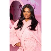 Lullabellz Super Thick 16" 5 Piece Blow Dry Wavy Clip In Hair Extensions Natural Black