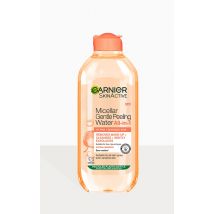 Garnier Gentle Peeling Micellar Water All-in-1 1% PHA & Glycolic Acid With Reusable Eco Pad 400ml, Clear