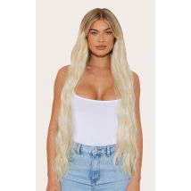 Lullabellz Extra AF 34'' 5 Piece Natural Wavy Clip Ins Light Blonde, Light Blonde