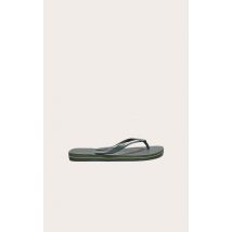 Havaianas Tongs classiques vertes à logo Brésil, Vert