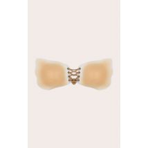 Soutien-gorge adhésif push-up silicone chair PRETTYLITTLETHING, Nude