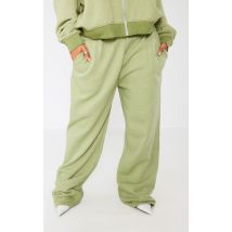 PRETTYLITTLETHING Shape Jogging large kaki délavé, Kaki