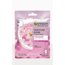 Garnier Moisture Bomb Sakura Hydrating Sheet Mask Dull Skin, Pink