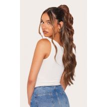 Lullabelz Pince à cheveux avec extensions ondulées Chestnut, Châtaigne