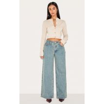 Petite Jean large vintage délavé, Vintage Délavé