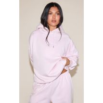 Pull Over Hoodie rose bébé oversized, Rose Tendre