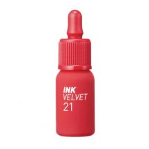 peripera - Ink Velours - 4g - #21 Vitality Coral Red