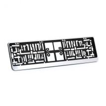 ARGO Porte plaques d'immatriculation  DACAR CHROM