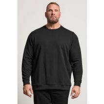 Studio A Men's Big & Tall Black Crew Neck Sweatshirt Size 5XL | 100% Cotton
