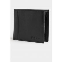 Size One Size Mens Ben Sherman Black Leather 'Burns' Bifold Wallet Big & Tall