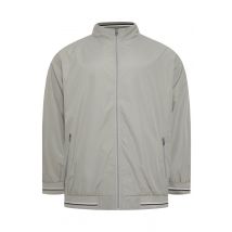 Kam Big & Tall Silver Grey Lightweight Harrington Jacket Size 2XL