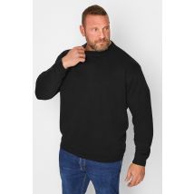 Size 7Xl Mens D555 Big & Tall Black Rockford Sweatshirt Big & Tall