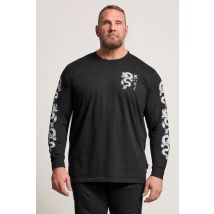 Badrhino Big & Tall Black Long Sleeve Dragon Graphic Tshirt Size XL