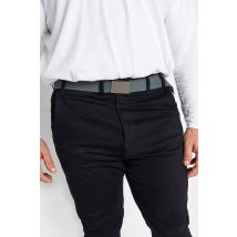 Size 2Xl Mens D555 Charcoal Grey Webbing Belt Big & Tall
