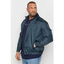 Size 3Xl Mens Blend Big & Tall Navy Blue Lightweight Jacket Big & Tall