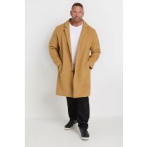 Size Xl Mens Badrhino Big & Tall Camel Brown Formal Overcoat Big & Tall