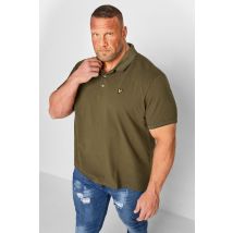 Size 2Xl Mens Lyle & Scott Big & Tall Khaki Green Core Polo Shirt Big & Tall