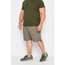 Size 4Xl Mens Espionage Big & Tall Beige Brown Ripstop Cargo Shorts Big & Tall