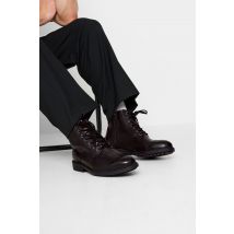 Size 9 Mens Jack & Jones Big & Tall Black Brogue Boot Big & Tall