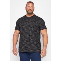 Size Xl Mens Badrhino Big & Tall Black Injected Slub Tshirt Big & Tall