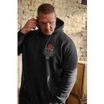 Badrhino Big & Tall Black Dragon Graphic Hoodie Size 3XL