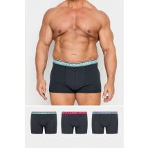 Size 4Xl Mens U.S. Polo Assn. Navy Blue 3 Pack Trunks Big & Tall