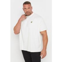 Lyle & Scott Big & Tall White Tartan Heritage Graphic Tshirt Size 4XL