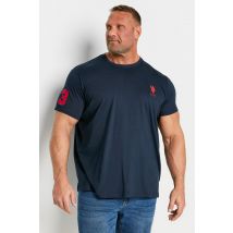 Size 2Xl Mens U.S. Polo Assn. Navy Blue 'Player 3' Tshirt Big & Tall