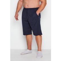 Size 2Xl Mens Kam 2 Pack Navy Blue & Check Lounge Shorts Big & Tall