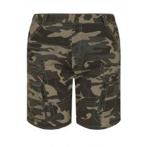 Size 56 Mens Kam Big & Tall Khaki Green Camo Cargo Shorts Big & Tall