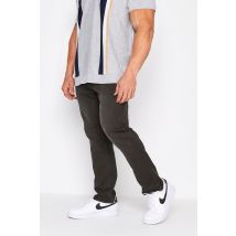 Inside Leg Size 34", Waist Size 58 Mens Badrhino Big & Tall Black Washed Stretch Jeans Big & Tall