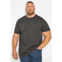 Size 6Xl Mens D555 Big & Tall Charcoal Grey Core Tshirt Big & Tall