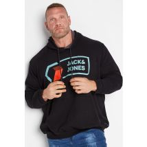 Size 1Xl Mens Jack & Jones Big & Tall Black Logan Hoodie Big & Tall