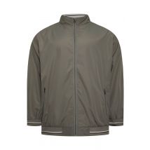 Kam Big & Tall Forest Green Lightweight Harrington Jacket Size 3XL