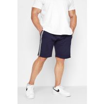 Size 5Xl Mens Ed Baxter Big & Tall Navy Blue Lounge Jogger Shorts Big & Tall