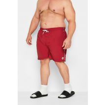 Size 3Xl Mens D555 Red Swim Shorts Big & Tall