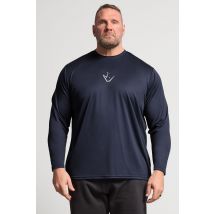 Ironrhino Big & Tall Navy Blue Performance Long Sleeve Tshirt Size 3XL