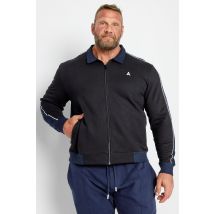 Size 6Xl Mens Studio A Big & Tall Black Zip Through Jacket Big & Tall